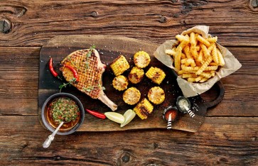 COTE A L’ OS DE PORC CHIMICHURRI (Recette)