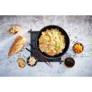 SALADE D’AUTOMNE SALADE DE POULET / ASIAN BLACK PEPPER