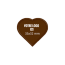 Plaquettes chocolat Coeur 33 x 32 mm